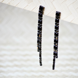 PENDIENTES NORA NEGRO STRASS