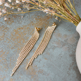 PENDIENTES RITA STRASS DORADOS