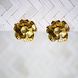 PENDIENTES FLOR ORO