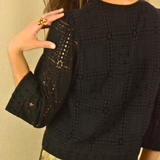 BLUSA NEGRA ENCAJE