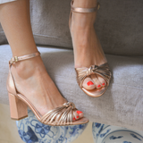 SANDALIA COBRE LAURA