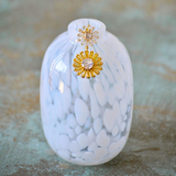 PENDIENTES DOS FLORES STRASS