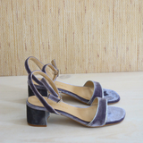 SANDALIAS VELVET LUISA AZUL PÚRPURA