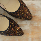 MERCEDITAS GLITTER BROWN SOFIA