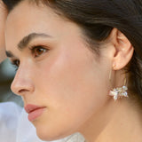 PENDIENTES ROSITA PERLAS RÍO