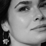 PENDIENTES ROSITA PERLAS RÍO