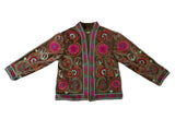 CHAQUETA BORDADOS INDIOS MARRÓN