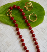 PENDIENTES AROS LINEAS DORADAS