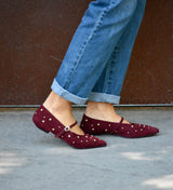 MERCEDITAS TACHUELAS GRANATES