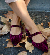 MERCEDITAS VELVET MANUELA GRANATE