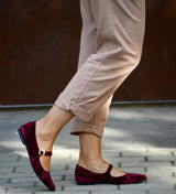 MERCEDITAS VELVET MANUELA GRANATE