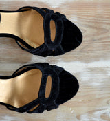 SANDALIA VELVET NEGRA LAUREN