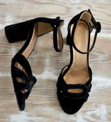 SANDALIA VELVET NEGRA LAUREN