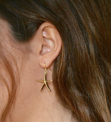 PENDIENTES ESTRELLA DORADOS