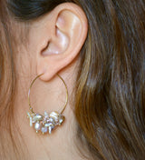 PENDIENTES ROSITA PERLAS RÍO