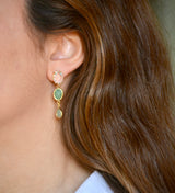 PENDIENTES PIEDRA VERDE