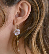 PENDIENTES FLOR PEQUEÑOS ROSA