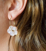 PENDIENTES FLOR SAKURA ROSA