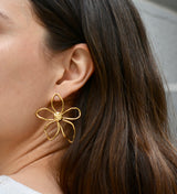 PENDIENTES FLOR LILY GRANDES