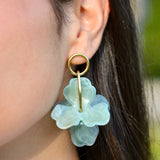 PENDIENTES  FLOR ORQUÍDEA