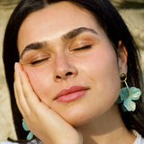 PENDIENTES  FLOR ORQUÍDEA