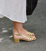 SANDALIAS DORADAS SANDRA