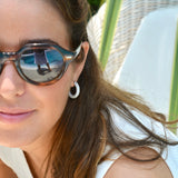 PENDIENTES ARO RITA STRASS DORADOS