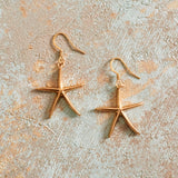 PENDIENTES ESTRELLA DORADOS