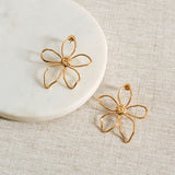 PENDIENTES FLOR LILY GRANDES