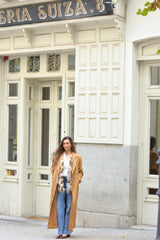 ABRIGO LARGO ANTE CAMEL