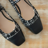 ZAPATOS TWEED  GABRIELLE NEGROS