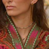 CHAQUETA BORDADOS INDIOS MARRÓN