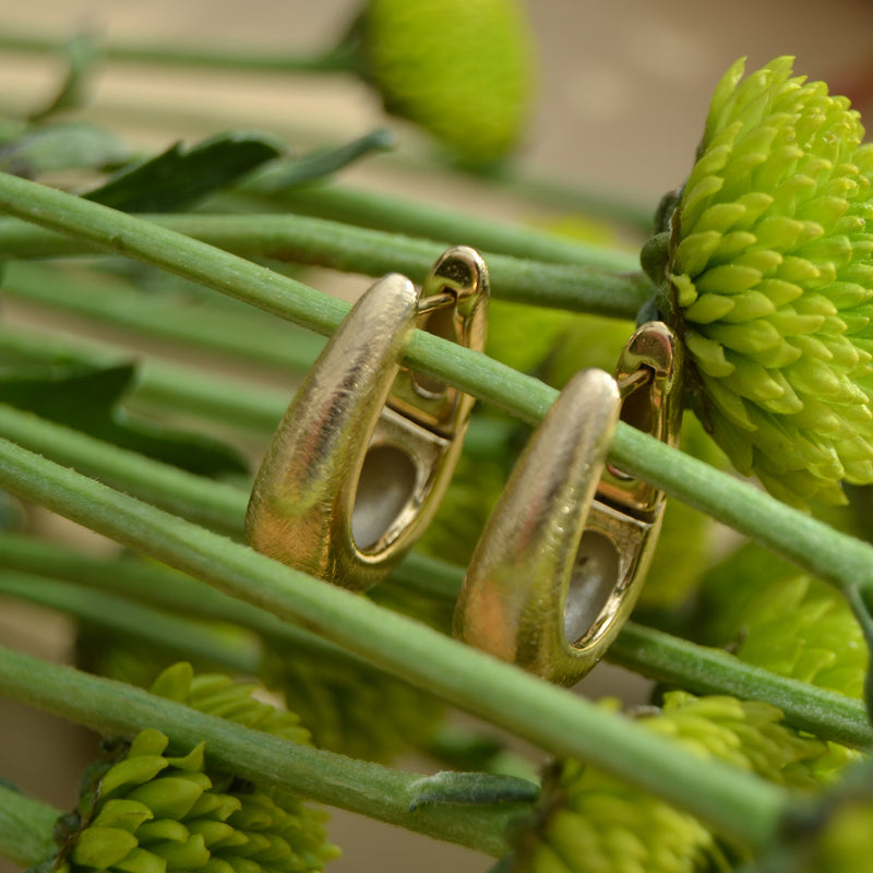 PENDIENTES AROS DORADOS