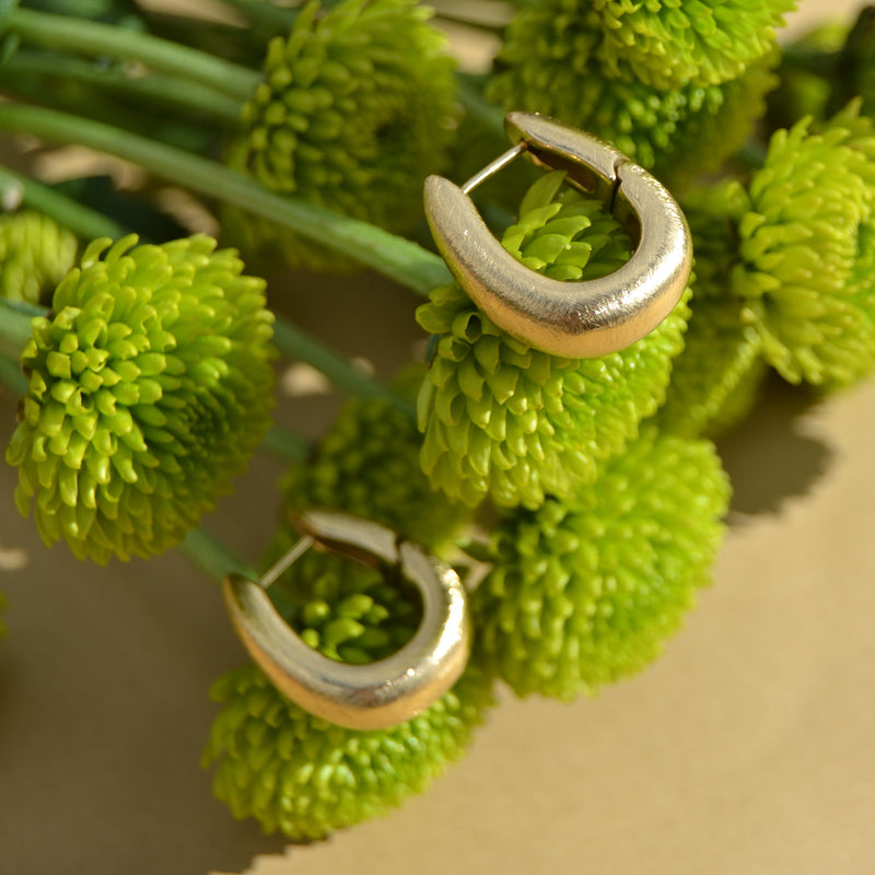 PENDIENTES AROS DORADOS