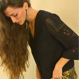 BLUSA NEGRA ENCAJE