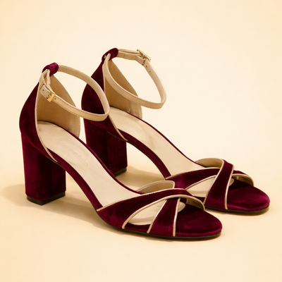 SANDALIA GARNACHA ELBA