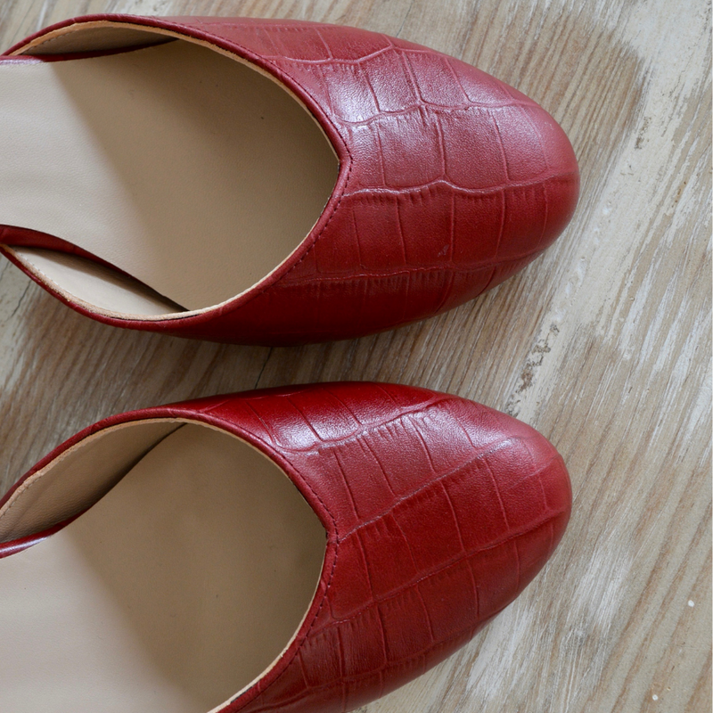 Zapatos Mujer Juana Rojos Hechos en España Mardecleo