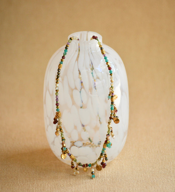 COLLAR PIEDRAS VERDES