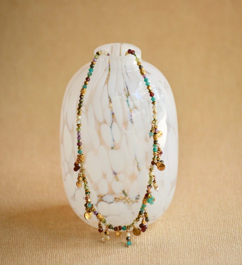 COLLAR PIEDRAS VERDES