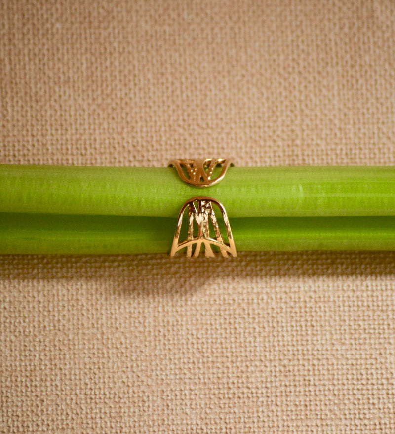 ANILLO LINEAS DORADAS