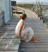 SANDALIA VERDE AGUA ELBA