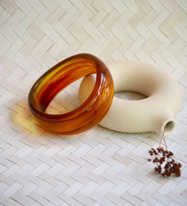 PULSERA PASTA ÁMBAR MIEL