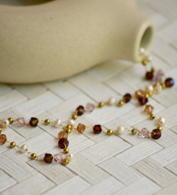 COLLAR GARGANTILLA CRISTALES STRASS