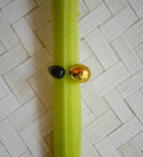 ANILLO SEMIABIERTO NEGRO