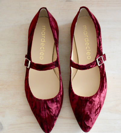 MERCEDITAS VELVET MANUELA GRANATE