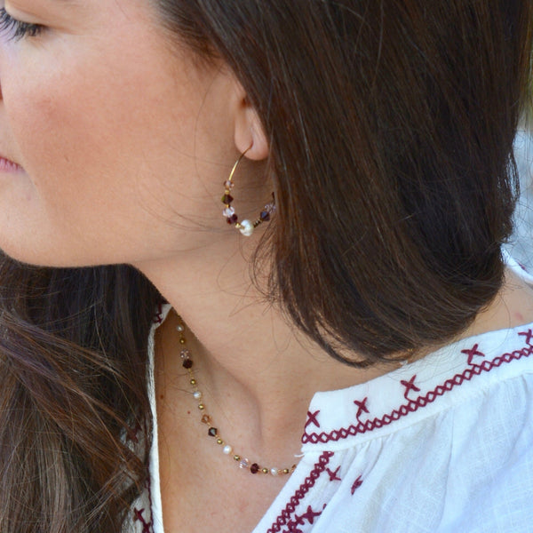 COLLAR GARGANTILLA CRISTALES STRASS