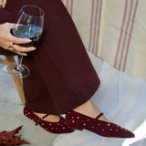 MERCEDITAS TACHUELAS  GRANATES