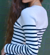 JERSEY A RAYAS AZUL MARINO