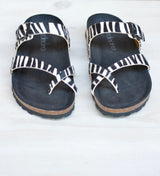 SANDALIAS BIO CRUZADA CEBRA
