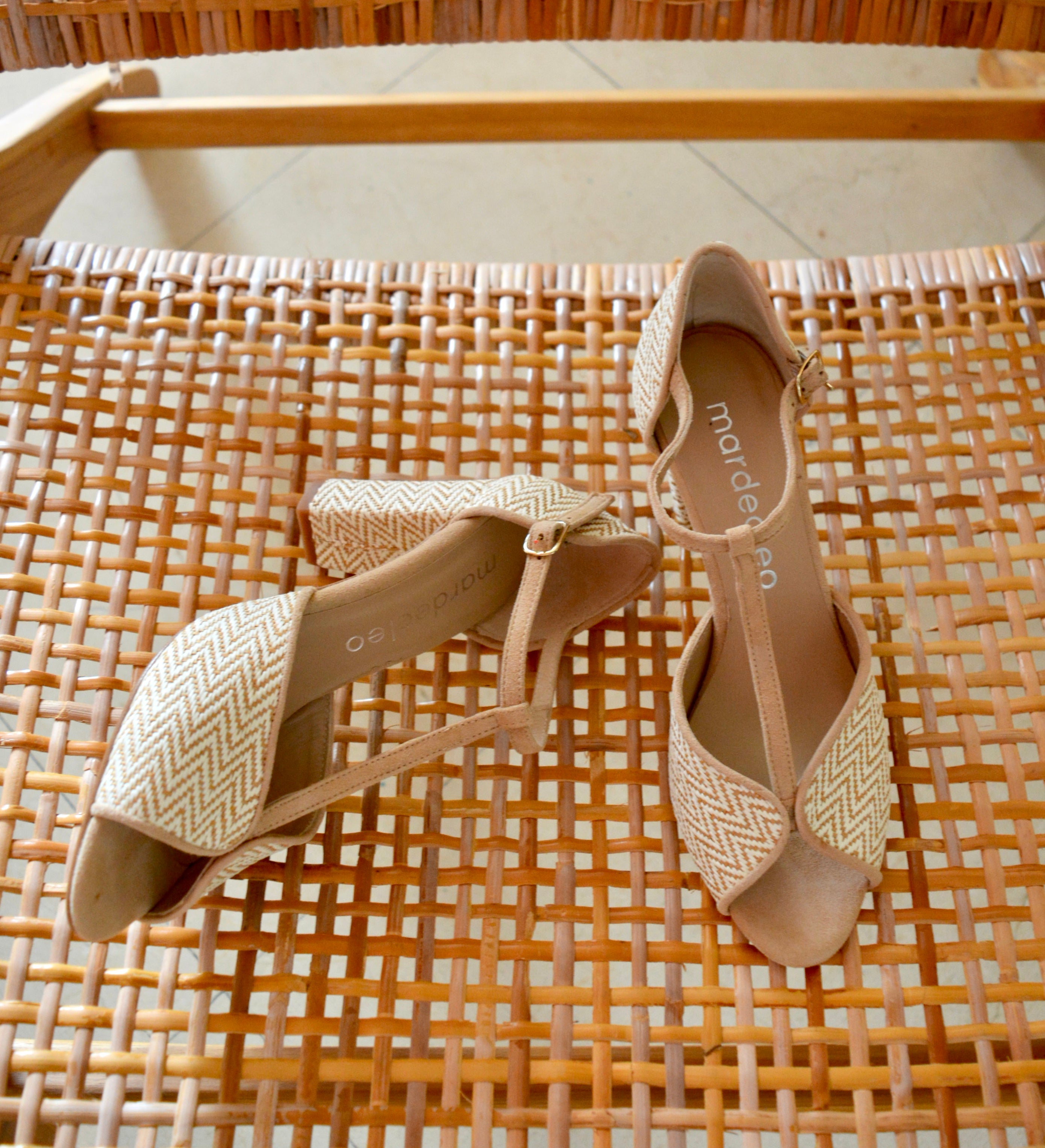 Mardecleo | Sandalia Rafia Marieta | Zapato De Tacón